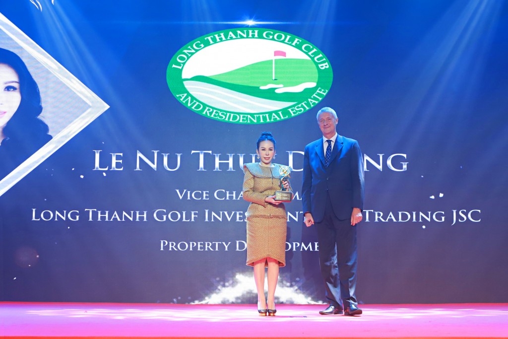 Bà Lê Nữ Thùy Dương - Nhà lãnh đạo Golf Long Thành được vinh danh “Doanh nhân xuất sắc Châu Á 2021”