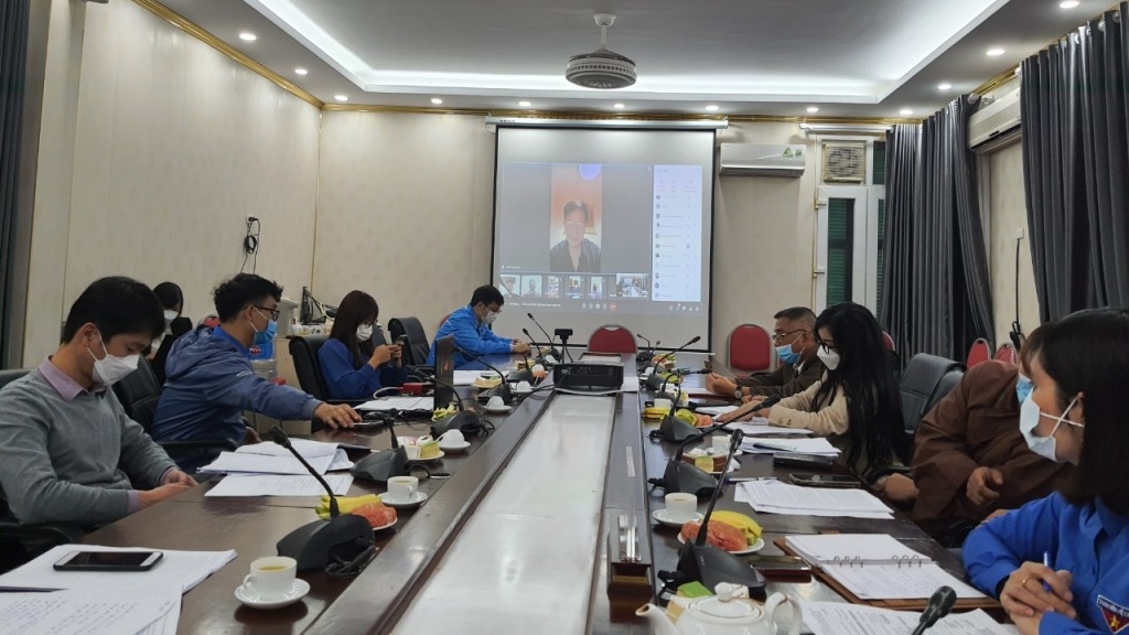 Hội nghị được tổ chức theo hình thức trực tuyến kết hợp trực tuyến