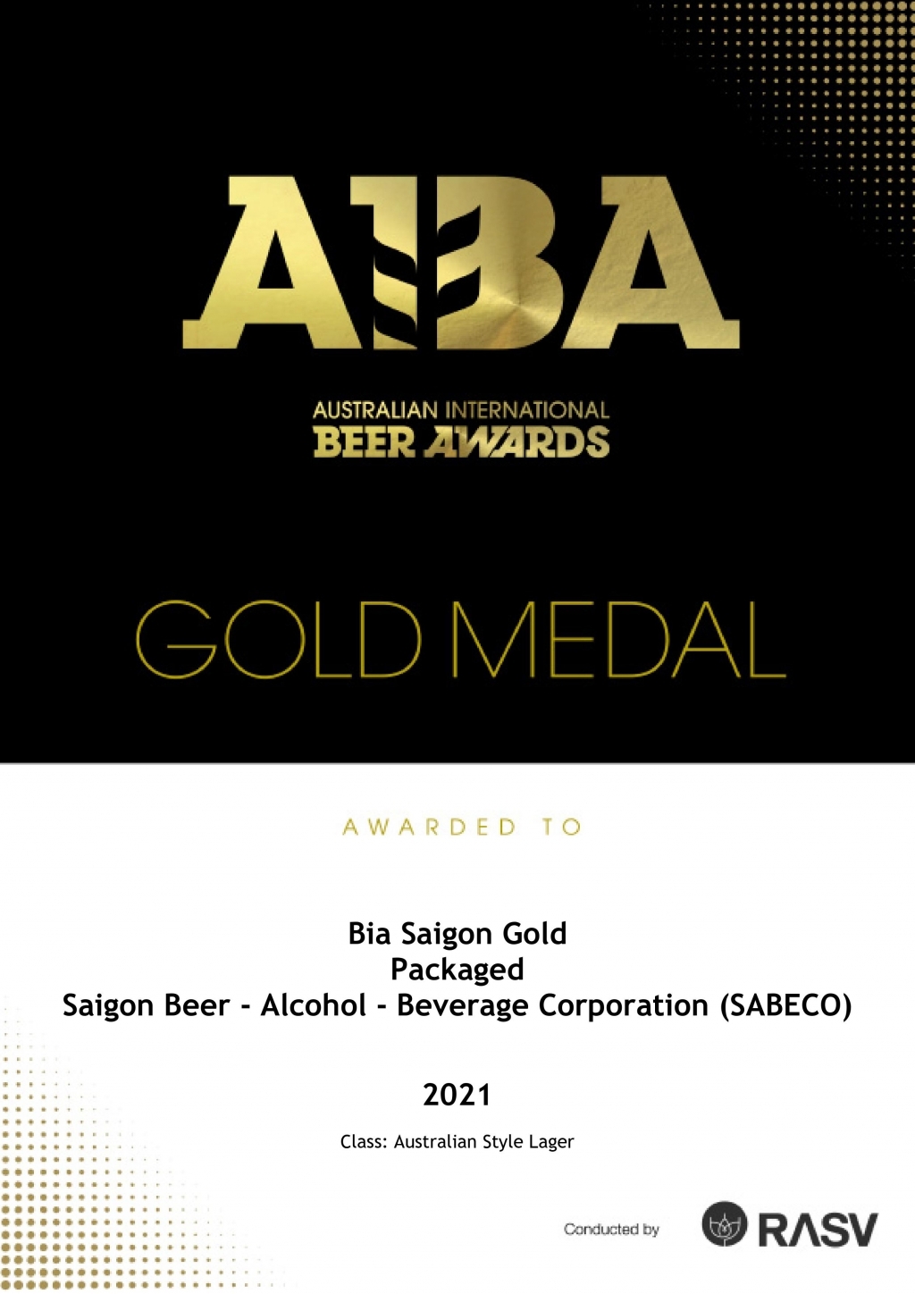 Bia Saigon Chill Medal