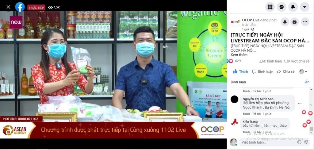 Sự kiện thu hút lượng lớn người theo dõi, mua sắm online