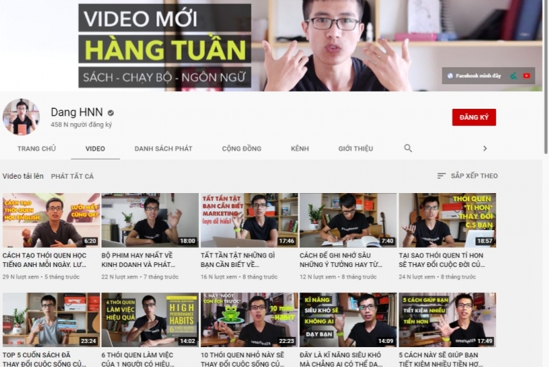 Kênh YouTube Dang HNN