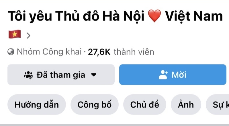 Nhóm của tuổi trẻ CATP Hà Nội đã có rất nhiều thành viên tham gia