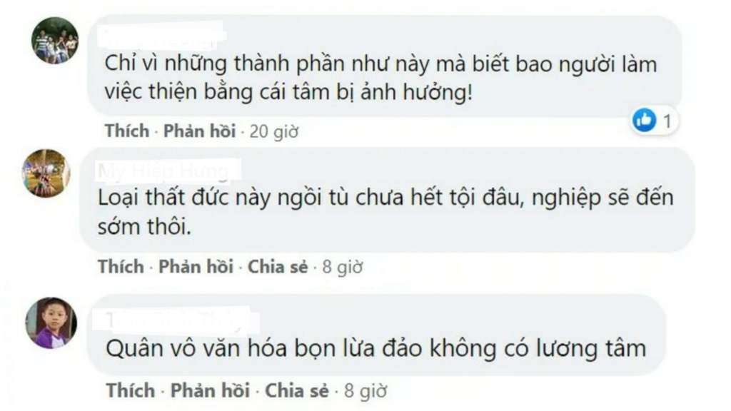 Cộng đồng mạng thể hiện sự bức xúc với hành vi lừa đảo trên