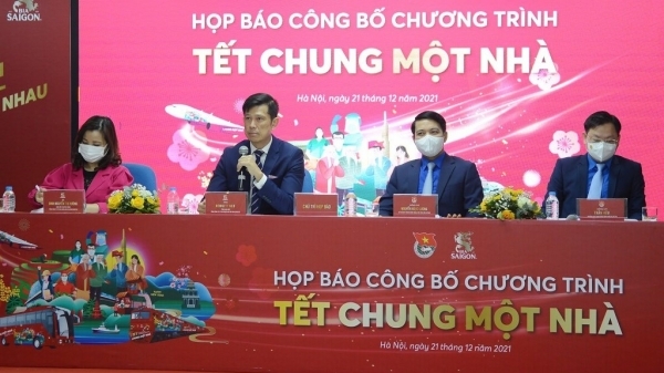 Trung ương Đoàn và Bia Saigon phát động chương trình "Tết chung một nhà"