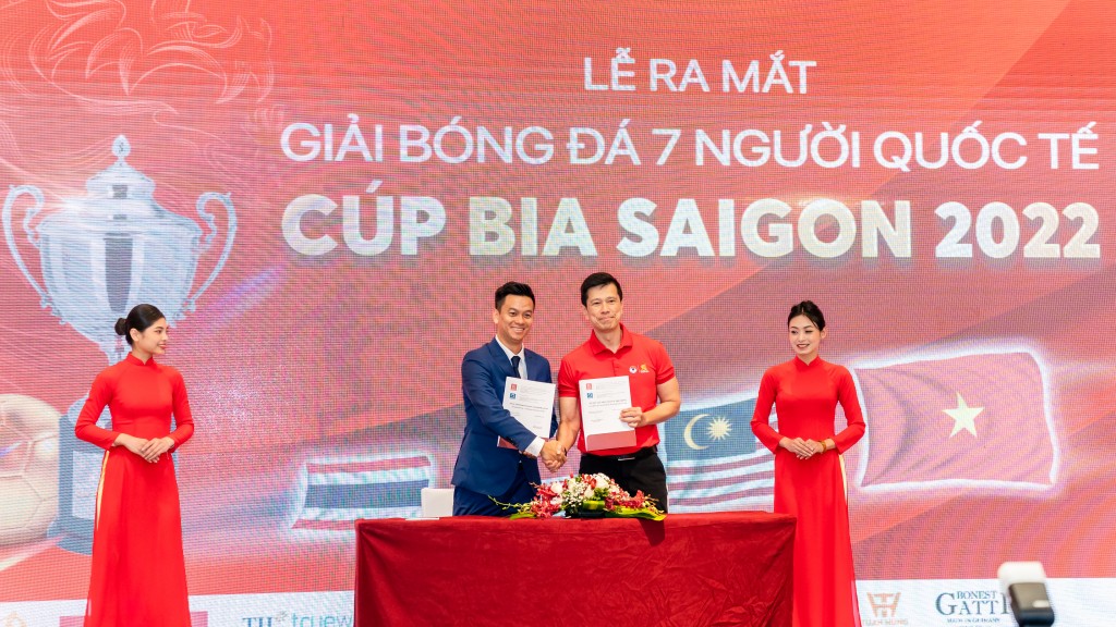 Lần đầu ra mắt Giải bóng đá 7 người quốc tế Cúp Bia Saigon 2022 Lần đầu ra mắt Giải bóng đá 7 người quốc tế Cúp Bia Saigon 2022