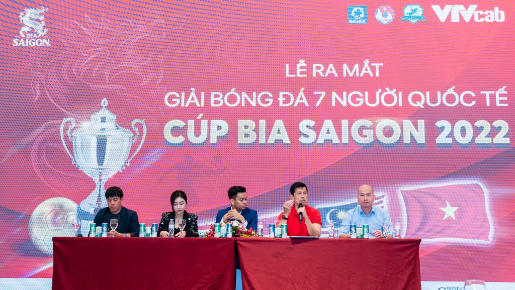 Lần đầu ra mắt Giải bóng đá 7 người quốc tế Cúp Bia Saigon 2022 Lần đầu ra mắt Giải bóng đá 7 người quốc tế Cúp Bia Saigon 2022