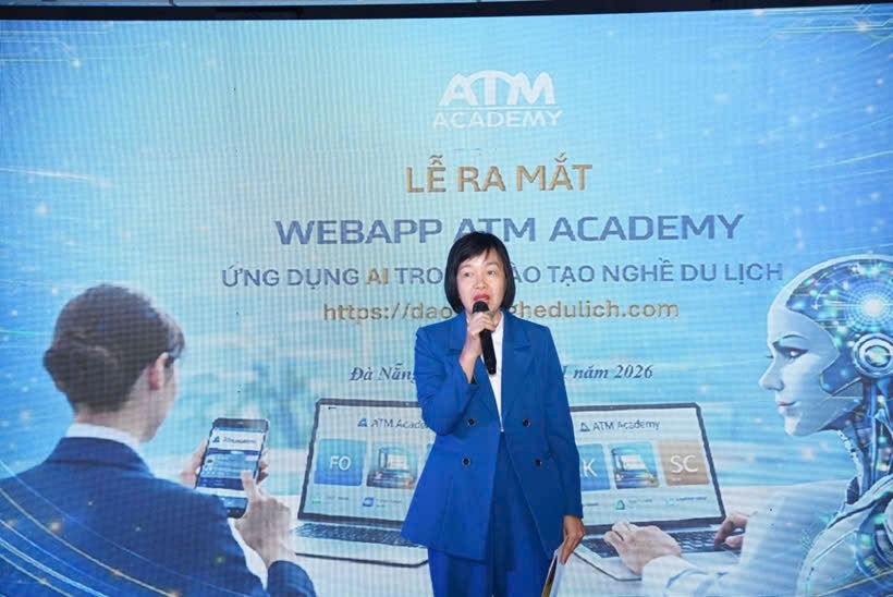 Phó Giám đốc Sở Khoa học và Công nghệ TP Đà Nẵng Lê Thị Thục phát biểu tại sự kiện.