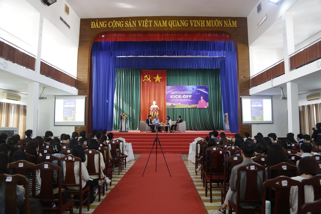 Quang cảnh tại chương trình Startup Runway 2023 tại Trường Đại học Kinh tế - Đại học Đà Nẵng