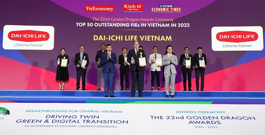 Dai-ichi Life Việt Nam được vinh danh tại giải thưởng Rồng Vàng 2023