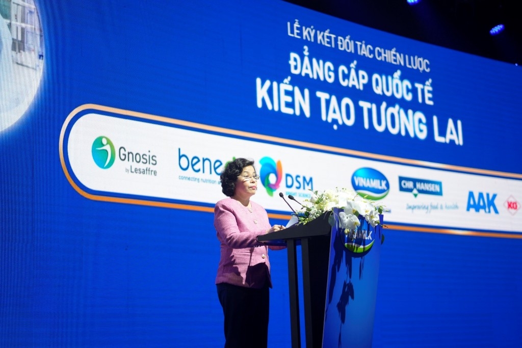 Vinamilk ký kết đối tác chiến lược với 6 tập đoàn dinh dưỡng hàng đầu thế giới