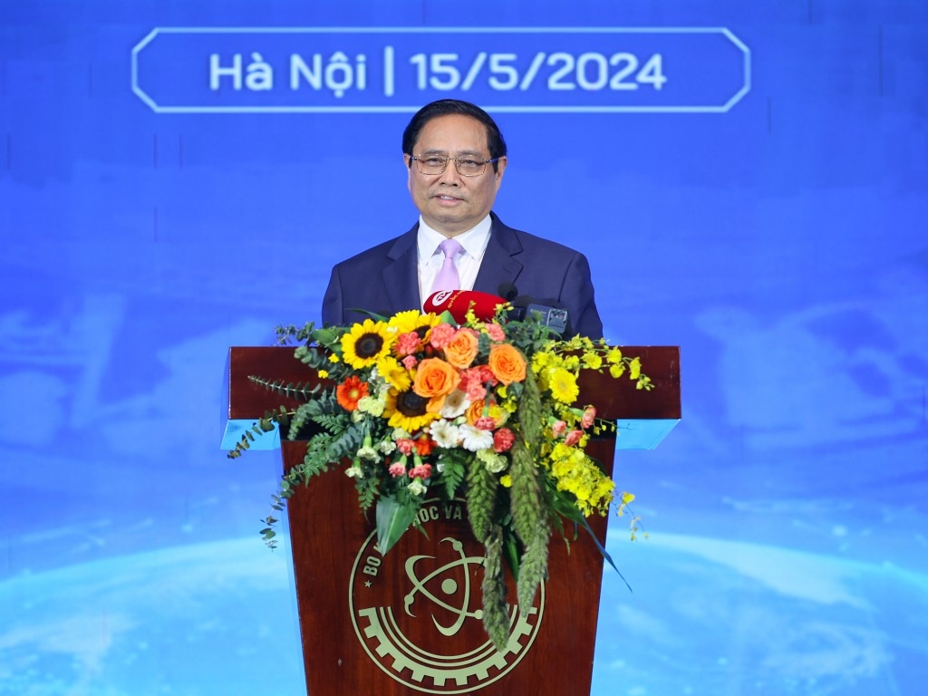 Thủ tướng: KHCN và đổi mới sáng tạo là tài nguyên vô tận, là con đường ngắn nhất để đạt các mục tiêu - Ảnh: VGP/Nhật Bắc