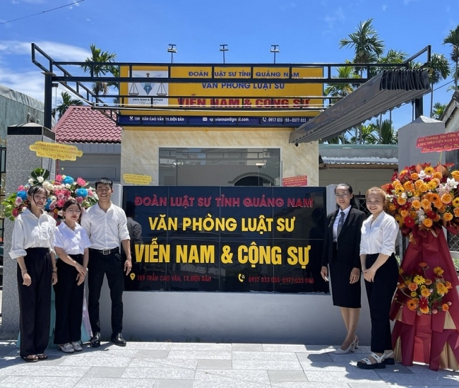 Quảng Nam: Bố cáo thành lập Văn phòng Luật sư Viễn Nam và Cộng sự