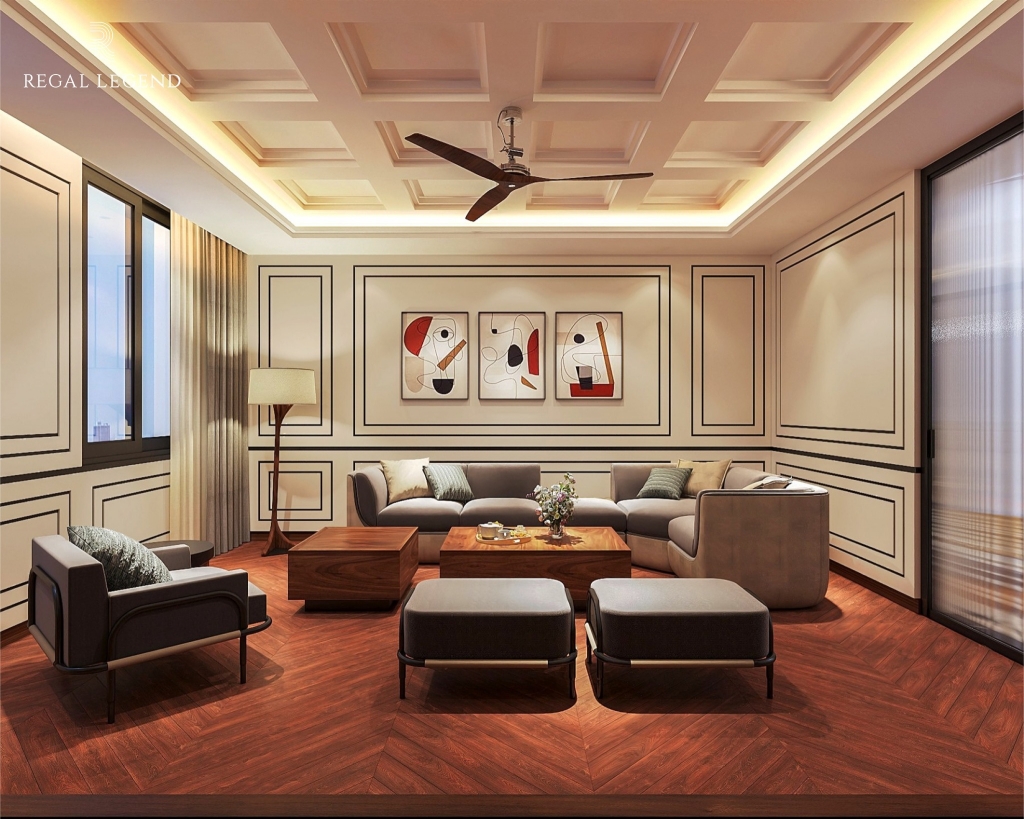 Biệt thự phố Regal Legend hoàn thiện nội thất 5 sao quốc tế: Dấu ấn kiến trúc và nghệ thuật