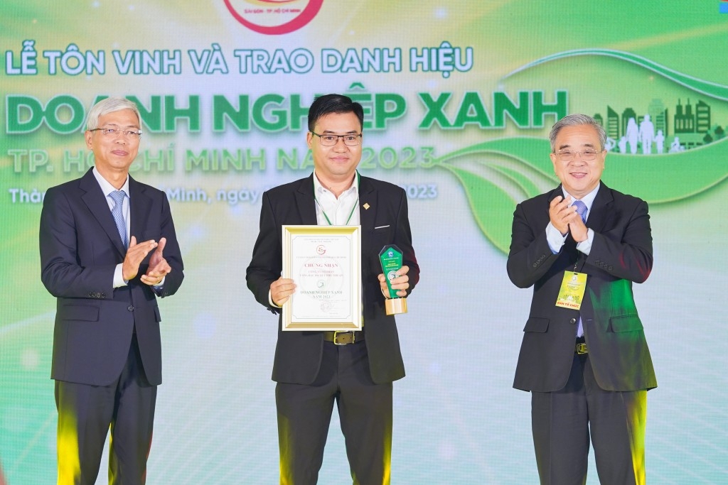 PNJ nhận danh hiệu Doanh nghiệp xanh TP HCM năm 2023