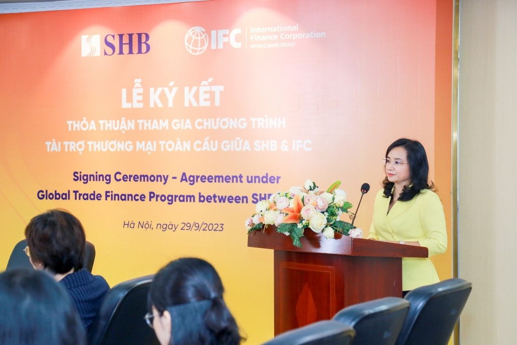 SHB tham gia Tài trợ Thương mại Toàn cầu của IFC với hạn mức 75 triệu USD