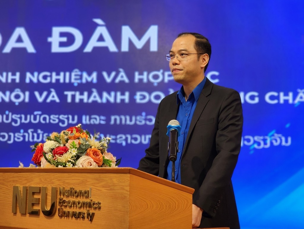 Đồng chí Nguyễn Tiến Hưng phát biểu tại chương trình