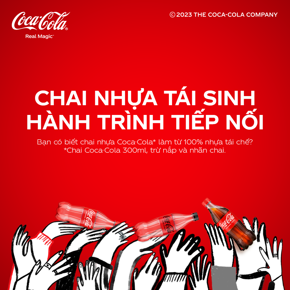 Coca-Cola triển khai chiến dịch "Chai nhựa tái sinh, hành trình tiếp nối"