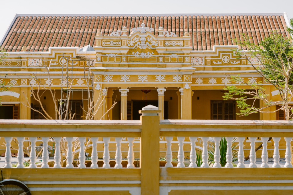 Ngôi nhà cổ kiểu Pháp có tuổi đời gần 100 năm nằm tại đường Phan Chu Trinh, phường Cẩm Phô, TP Hội An, tỉnh Quảng Nam)