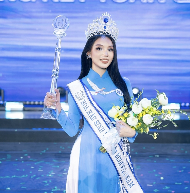 Nguyễn Phương Thanh đăng quang Hoa hậu Sinh viên Hoà bình Việt Nam 2025