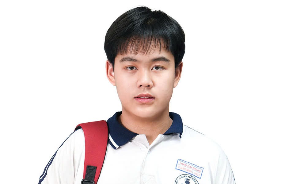 em Nguyễn Quang Minh, học sinh lớp 9 Trường THCS-THPT Trần Đại Nghĩa