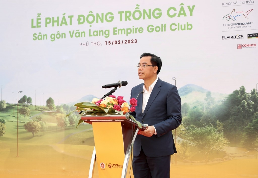 Phát động trồng cây phủ xanh 16 ha dự án sân golf tại tỉnh Phú Thọ