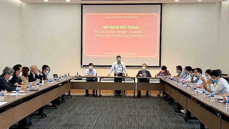 Vĩnh Phúc: Đối thoại tháo gỡ khó khăn cho doanh nghiệp, nhà đầu tư trong Khu công nghiệp Thăng Long Vĩnh Phúc