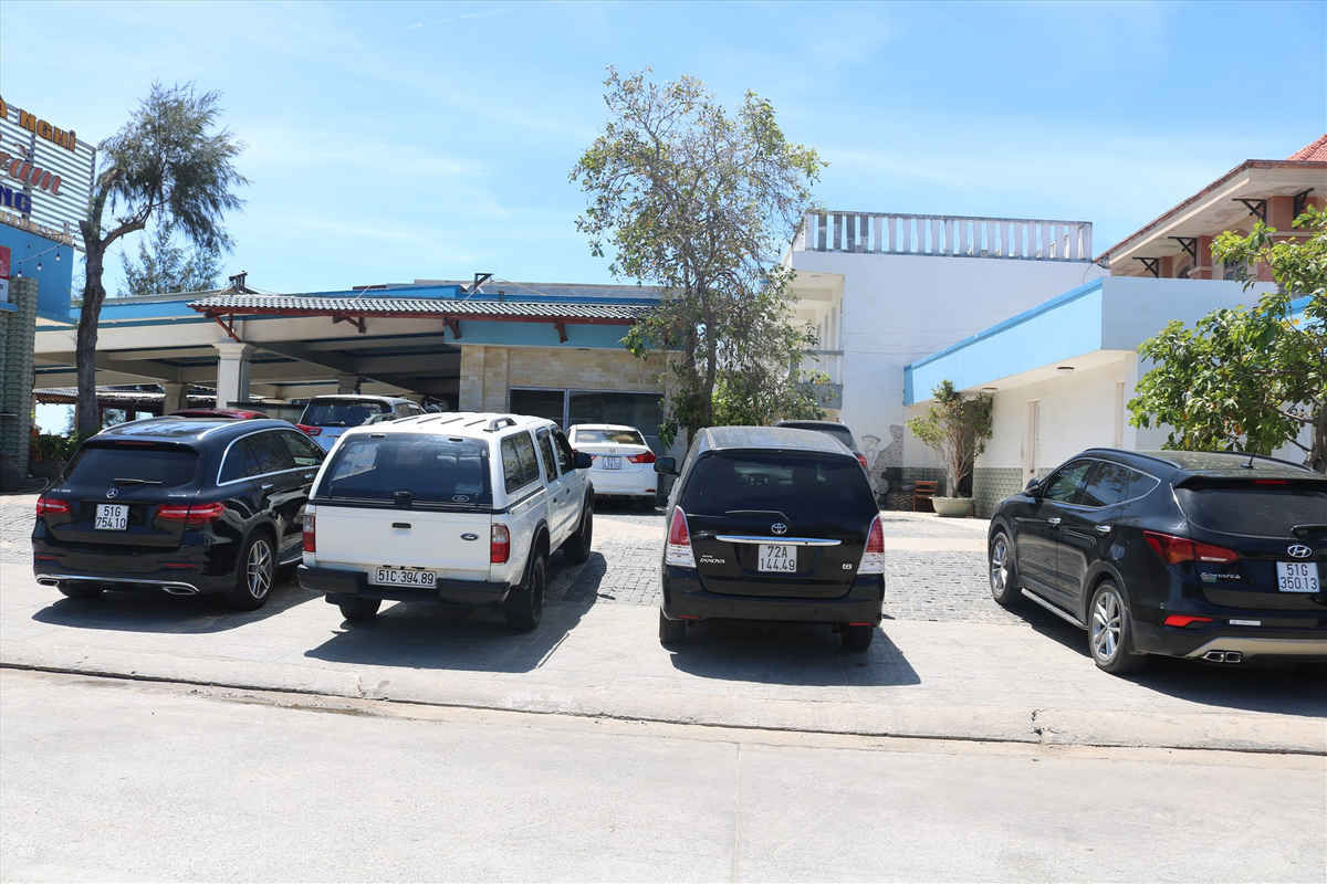 Khách sạn Hồ Tràm vẫn đông khách đến lưu trú vào ngày 14.3. Ảnh: PV