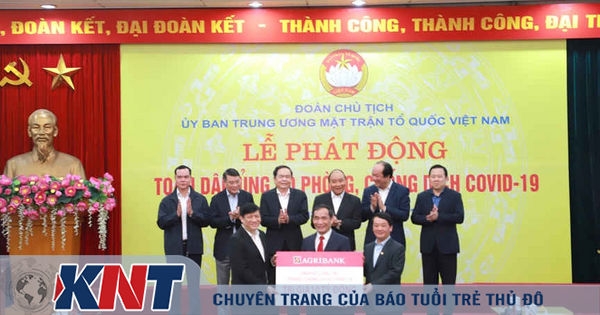 Agribank ủng hộ 10 tỉ đồng chung tay phòng chống dịch Covid-19