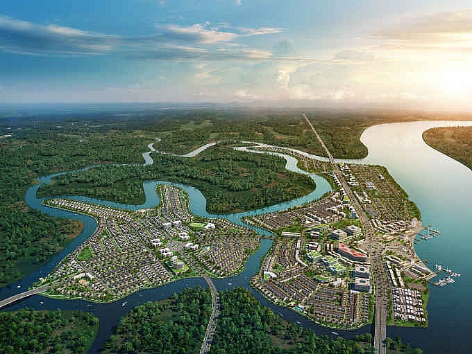 Ứng dụng năng lượng mặt trời, Aqua City từng bước kiến tạo Đô thị sinh thái bền vững