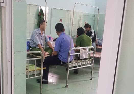 Điều tra sự việc Đại úy Công an bị hành hung khi truy bắt cát tặc - 1 Điều tra sự việc Đại úy Công an bị hành hung khi truy bắt cát tặc - 1