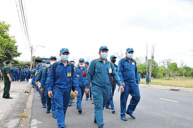 Bộ Tư lệnh TP Hồ Chí Minh điều hơn 300 quân hỗ trợ khu cách ly