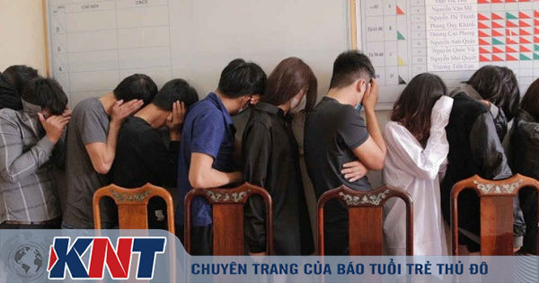 Bắt 11 nam, nữ sử dụng ma túy trong khách sạn
