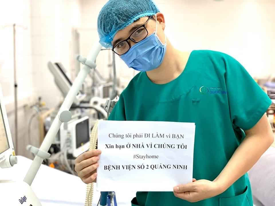 Ngừa Covid-19, y bác sĩ lan tỏa thông điệp “Xin bạn ở nhà vì chúng tôi” - 2 Ngừa Covid-19, y bác sĩ lan tỏa thông điệp “Xin bạn ở nhà vì chúng tôi” - 2