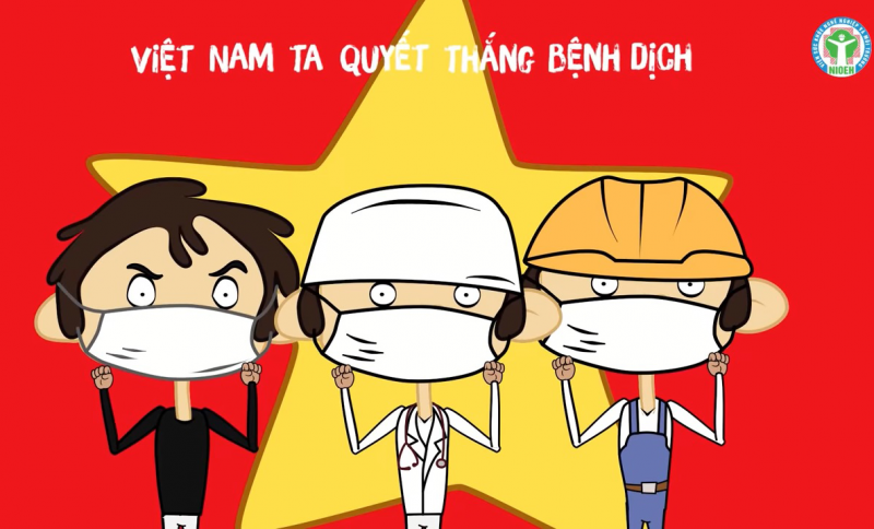 Hãy chung tay để đẩy lùi dịch bệnh hay chung tay de day lui dich benh