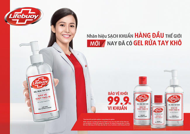 Gel rửa tay khô từ thương hiệu Lifebuoy chính thức đến tay người Việt