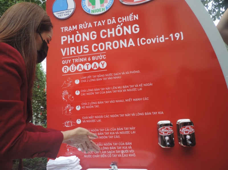 Trạm rửa tay d&atilde; chiến sẽ g&oacute;p phần ph&ograve;ng, chống dịch bệnh