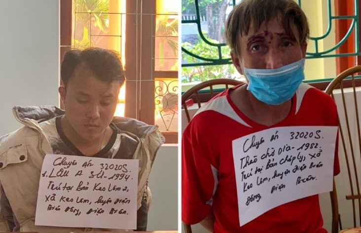 bat giu 2 doi tuong mua ban trai phep chat ma tuy tai dien bien hinh 1