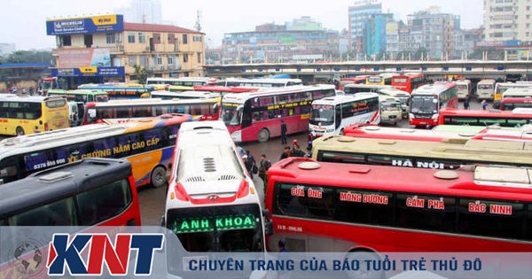 Xe khách đi từ Hà Nội chạy cố định 3 khung giờ trong cao điểm phòng chống dịch