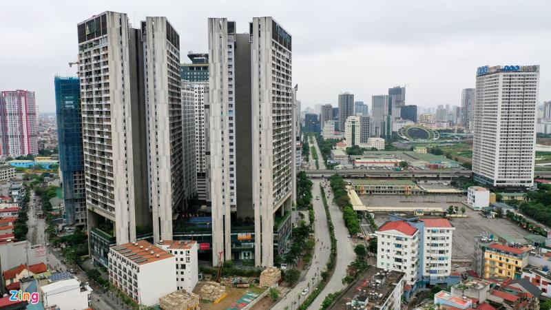 To&agrave;n cảnh H&agrave; Nội nh&igrave;n từ tr&ecirc;n cao những ng&agrave;y c&aacute;ch ly x&atilde; hội ph&ograve;ng dịch Covid-19 - 9