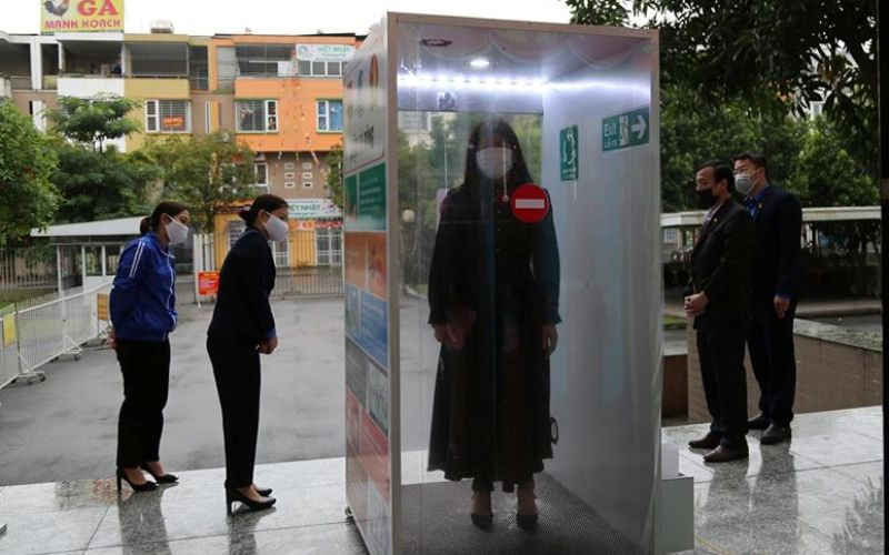 C&ocirc;ng tr&igrave;nh của tuổi trẻ quận H&agrave; Đ&ocirc;ng g&oacute;p phần c&ugrave;ng hệ thống ch&iacute;nh trị đẩy l&ugrave;i dịch bệnh