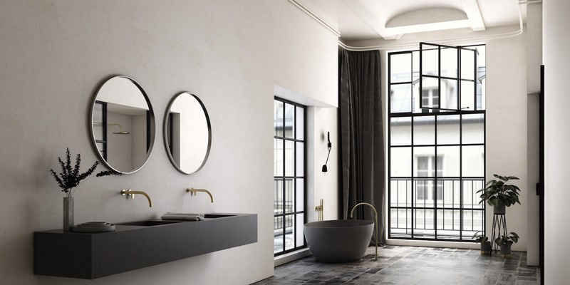 Những mẫu phòng tắm có bồn bằng đá tuyệt đẹp - Ảnh 7. Những mẫu phòng tắm có bồn bằng đá tuyệt đẹp - Ảnh 7.