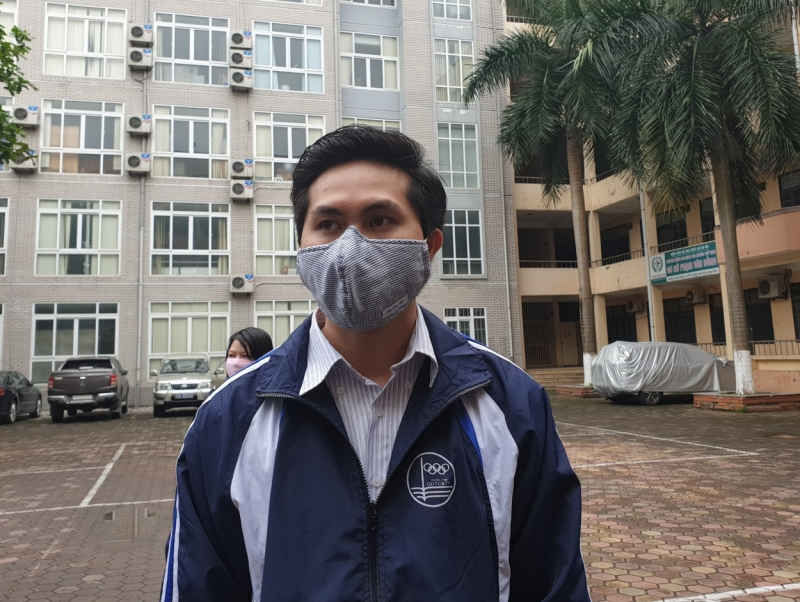 Bạn Souphit, quốc tịch Lào, sinh viên năm thứ 3, trường Đại học Công nghệ (Đại học Quốc gia Hà Nội)