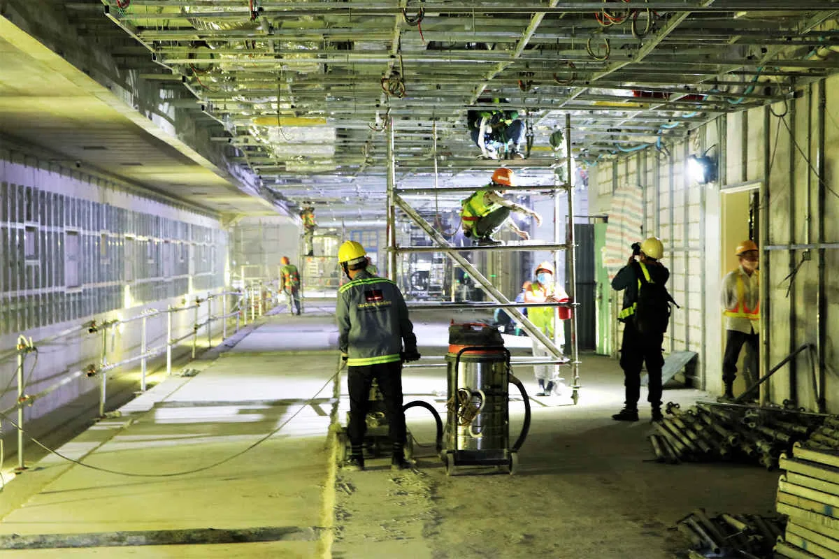 Không khí lao động trên công trường metro Bến Thành - Suối Tiên  - 3