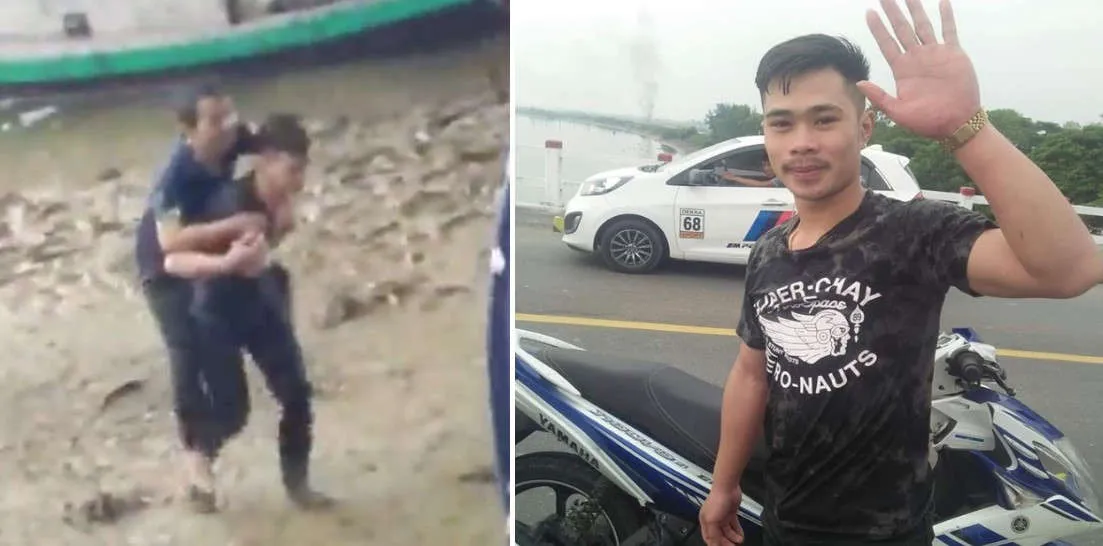 Nam sinh người Lào lao mình xuống sông cứu người chới với giữa dòng nước - 1