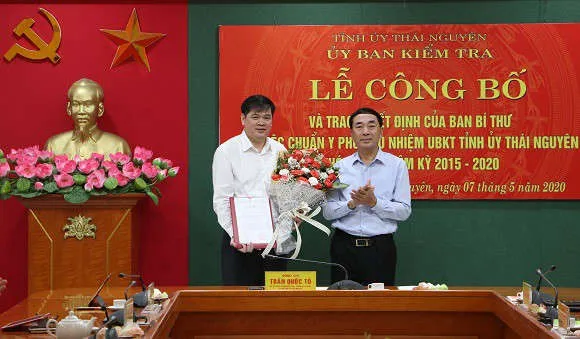 Ban Bí thư chuẩn y Phó Chủ nhiệm Ủy ban Kiểm tra Tỉnh ủy Thái Nguyên