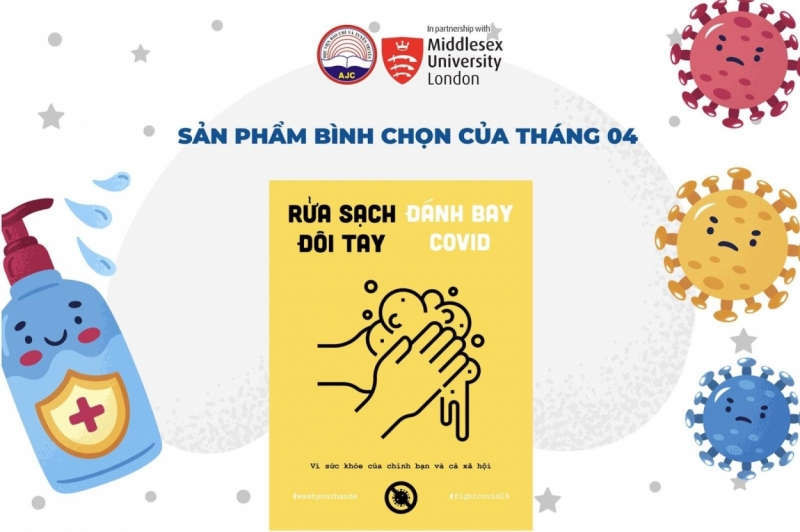Tác giả Cao Trung Hiếu nhận được giải thưởng Tháng cho hạng mục Tranh cổ động do công chúng bình chọn