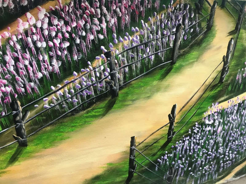 Bức tranh tường trong c&ocirc;ng tr&igrave;nh