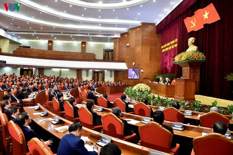 anh: toan canh phien be mac hoi nghi trung uong 12 hinh 1