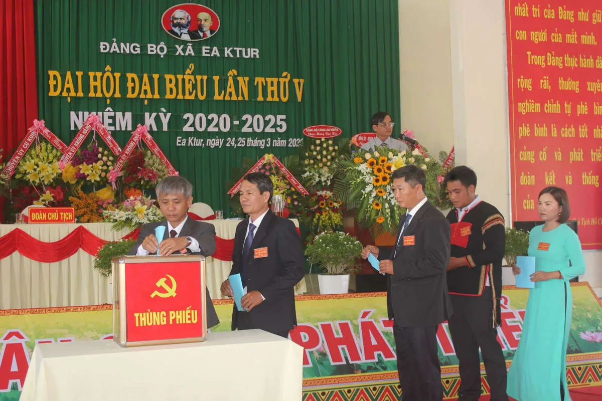 dang bo huyen cu kuin, dak lak san sang cho dai hoi diem cap huyen hinh 1