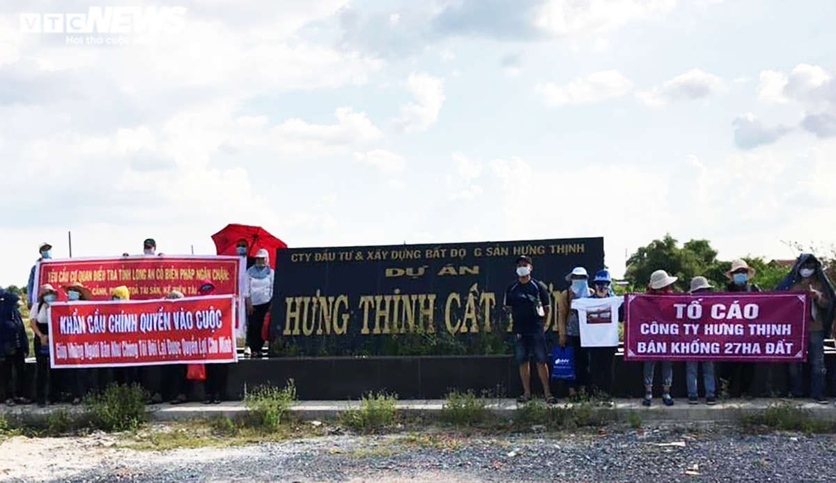 Khách hàng mua dự án Hưng Thịnh Cát Tường lại 'vác đơn' đến UBND Long An cầu cứu - 1